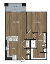1x1 789 sq ft 4304 floor plan